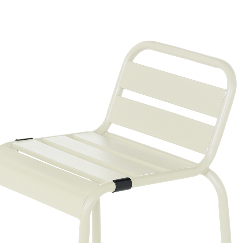 Catering bar stool SHAKI - light gray