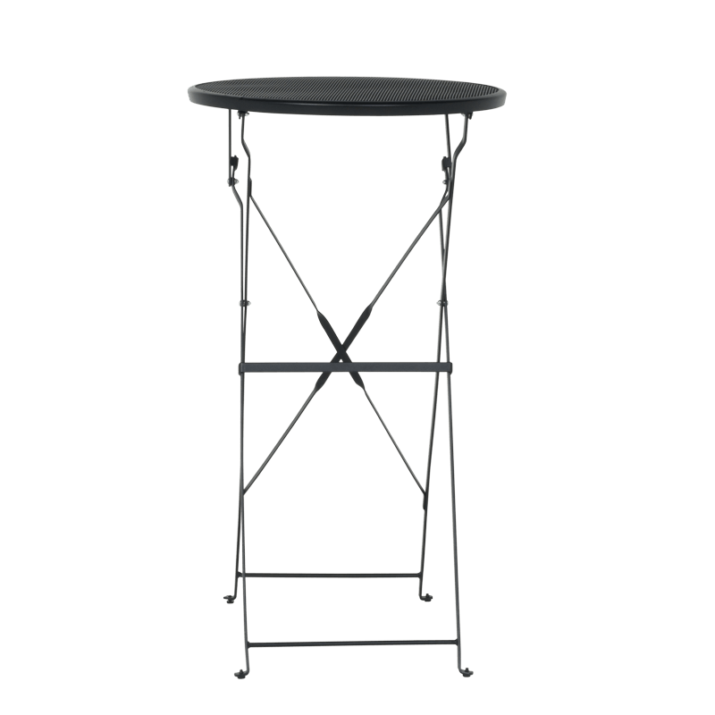Folding catering bar table URAMI - black