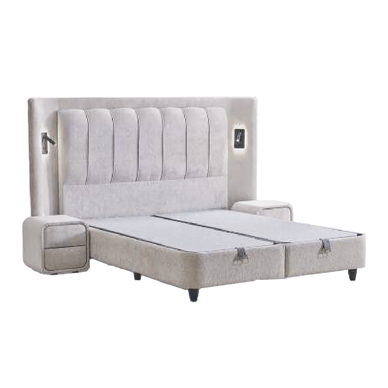 Υπνοδωμάτιο με ταπετσαρία και στρώμα JULIE 160 x 200 - Pearl SY