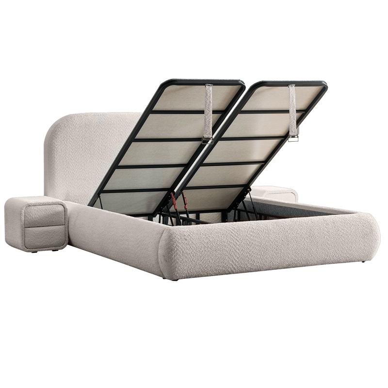 Υπνοδωμάτιο με ταπετσαρία και στρώμα FABER 160 x 200 - pearl SY