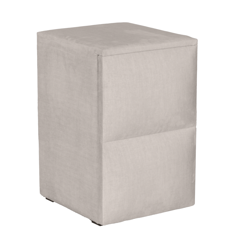 Bedroom bedside table PUZZLE right - cream 01
