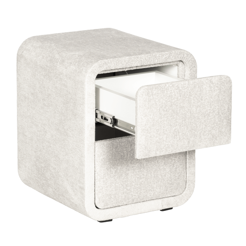 Bedroom bedside table JULIE - pearl SY