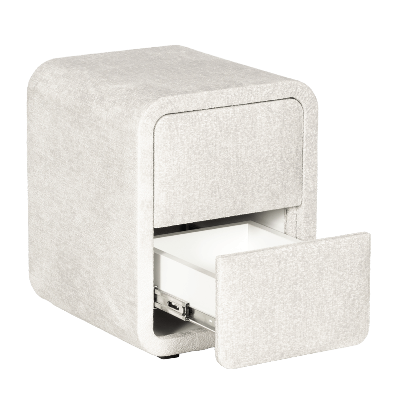 Bedroom bedside table JULIE - pearl SY