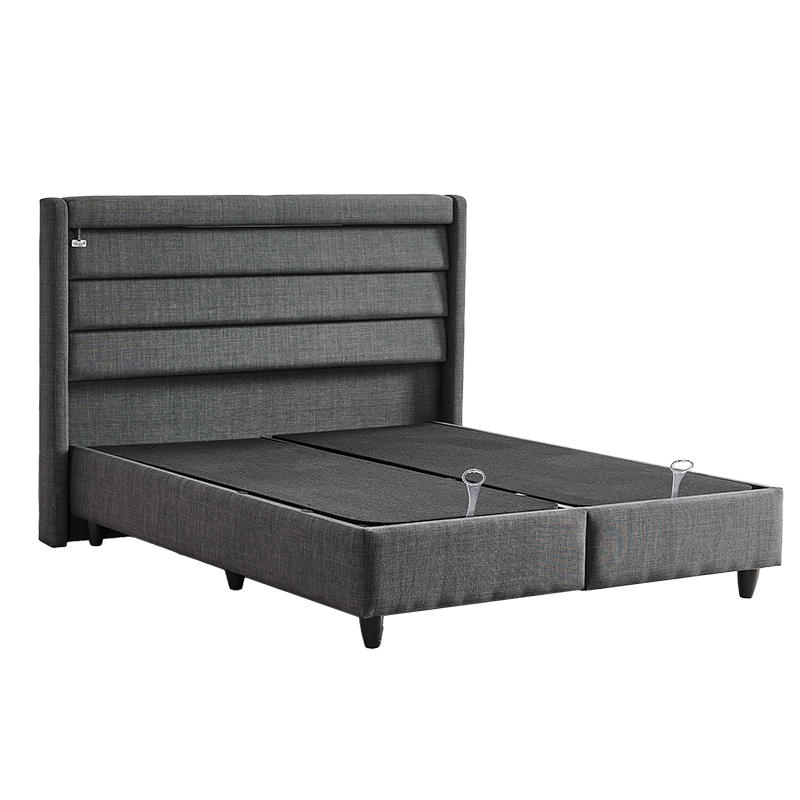 Υπνοδωμάτιο με ταπετσαρία και στρώμα COTTON 180 x 200 - γραφίτης 501