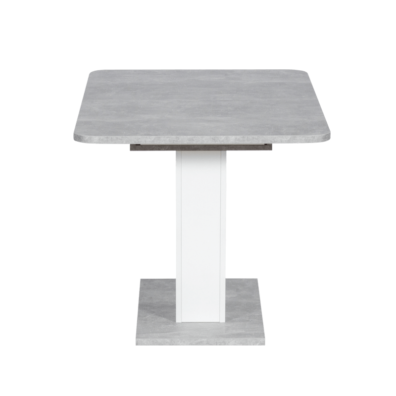 Extendable dining table ALARA - white