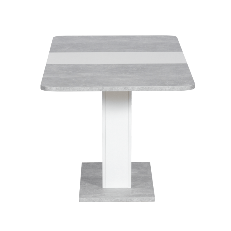 Extendable dining table ALARA - white