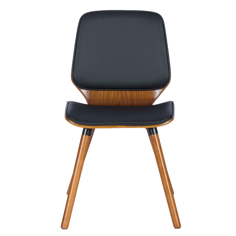 Dining chair Carmen 9977 - walnut / black