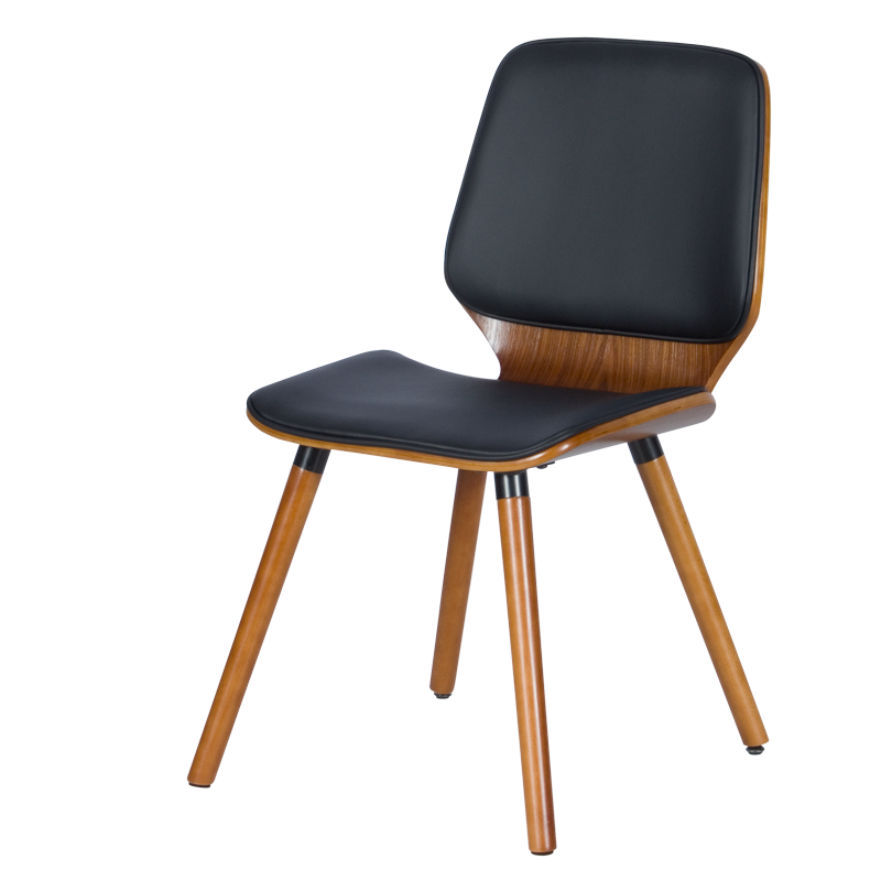 Dining chair Carmen 9977 - walnut / black