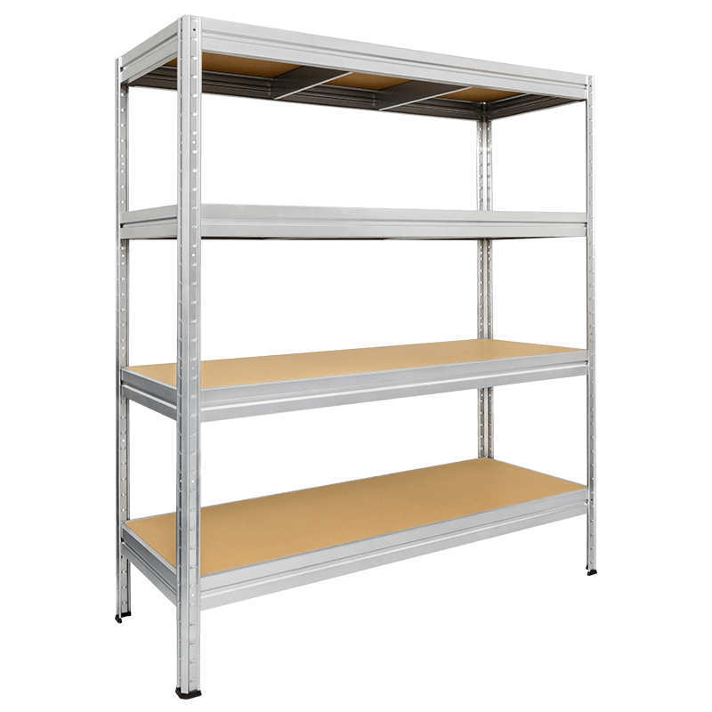Μεταλλικά ράφια Carmen CR-1024 - 168x160x40 cm, έως 600 kg ανά ράφι - ψευδάργυρος