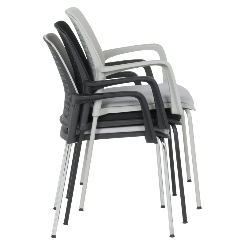 Visitor chair Carmen 1138 G - light gray