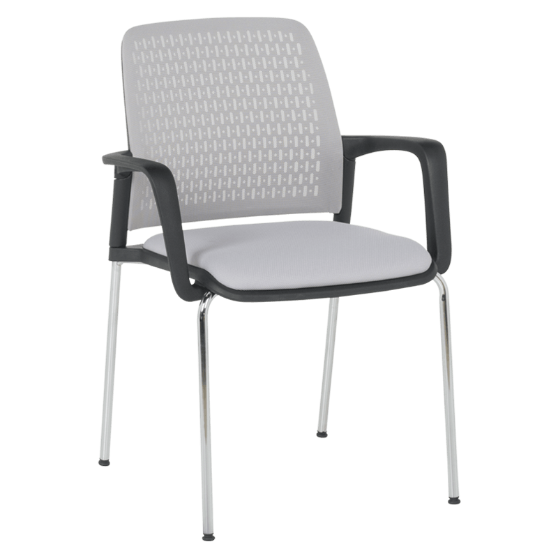 Visitor chair Carmen 1138 CH - light gray