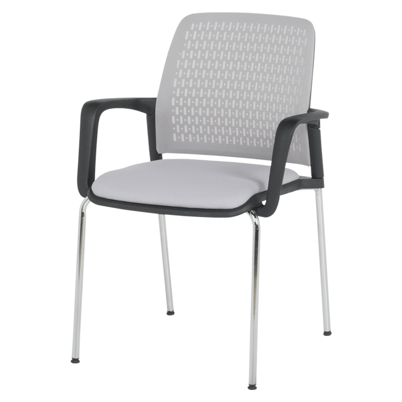 Visitor chair Carmen 1138 CH - light gray