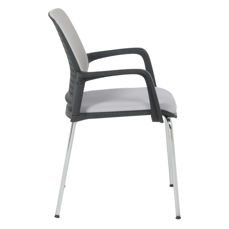 Visitor chair Carmen 1138 CH - light gray