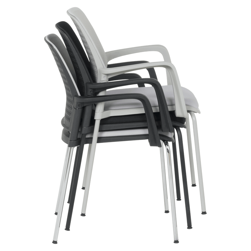 Visitor chair Carmen 1138 CH - light gray