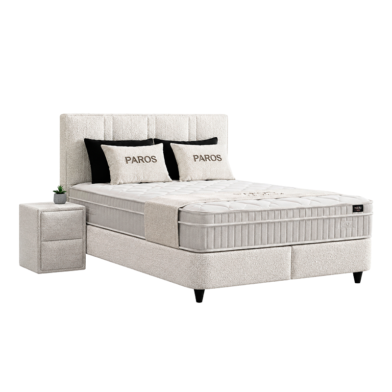 Υπνοδωμάτιο με ταπετσαρία και στρώμα PAROS 160 x 200 - pearl 03