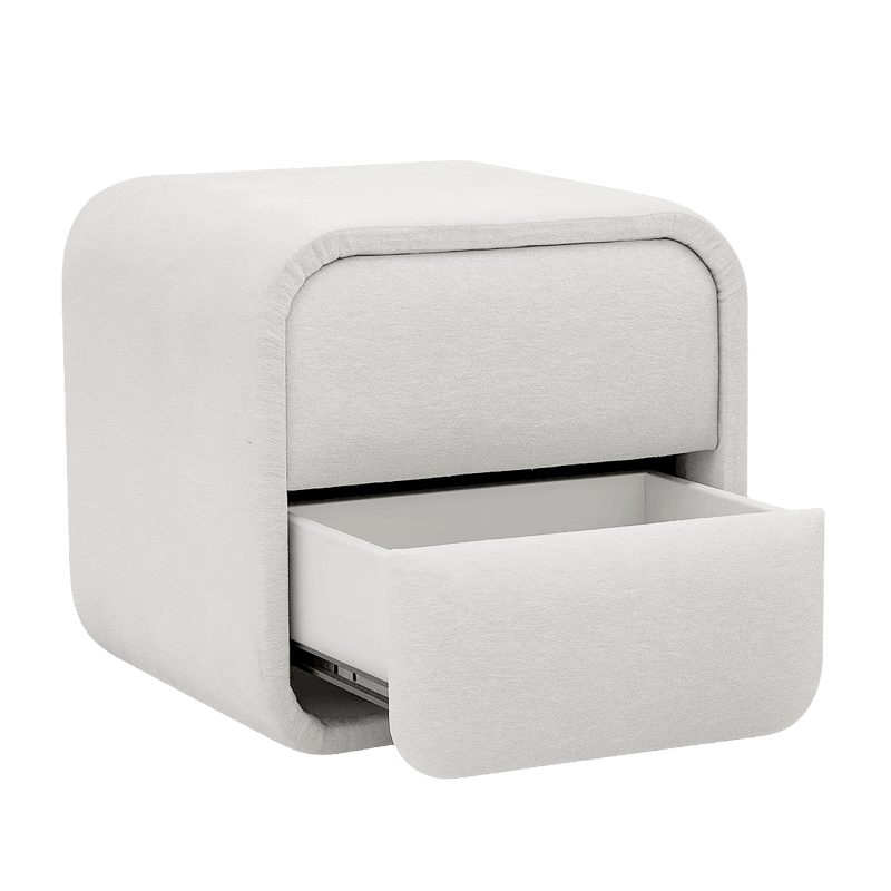 MYKONOS bedroom bedside table - ivory SY