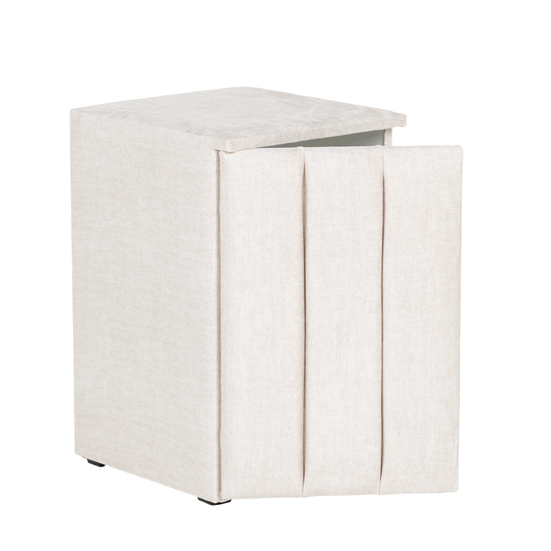 Bedroom bedside table FLORIDA left - cream 01