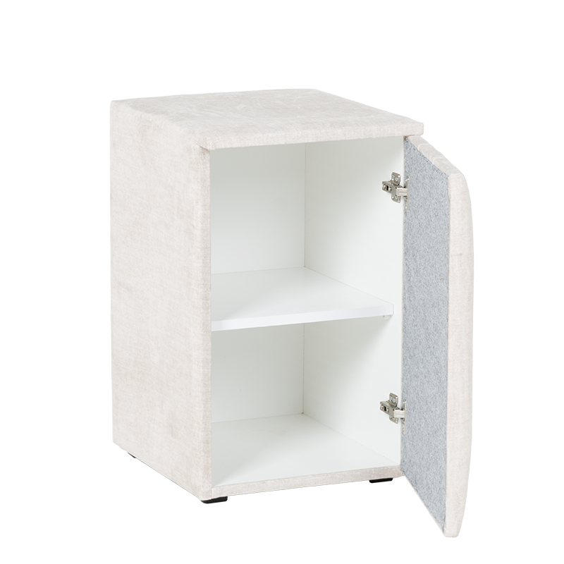 Bedroom bedside table FLORIDA right - cream 01