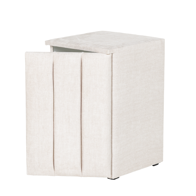 Bedroom bedside table FLORIDA right - cream 01