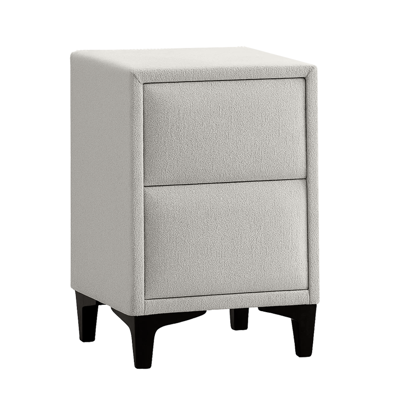 Bedroom bedside table MATHILDA - light gray 21