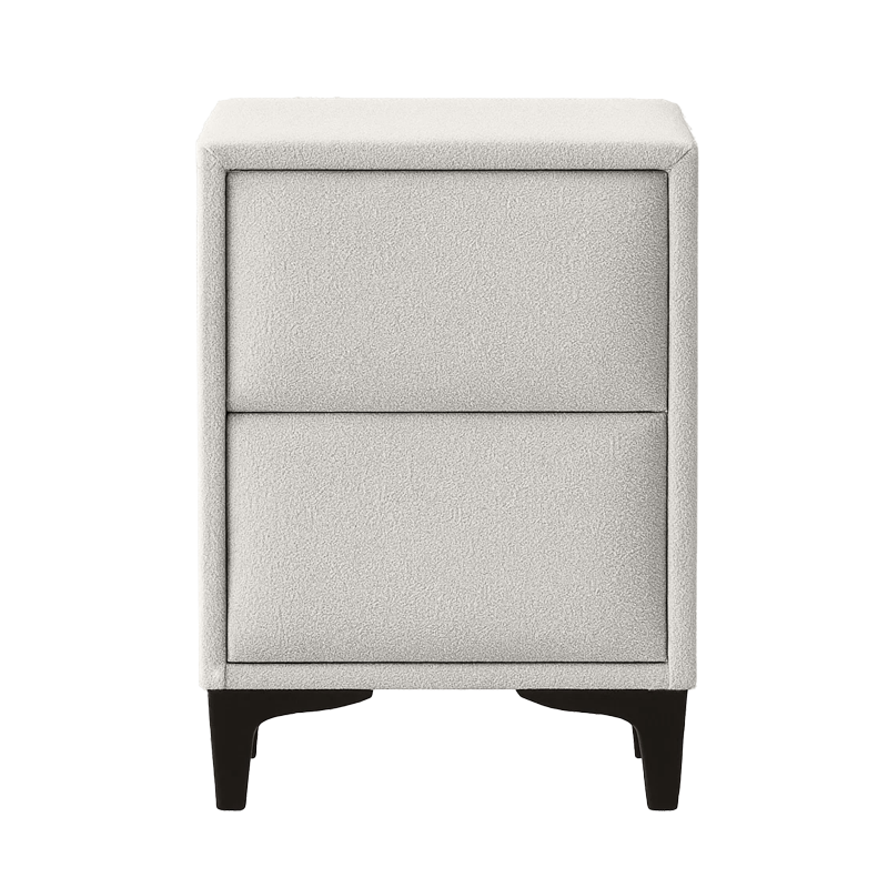 Bedroom bedside table MATHILDA - light gray 21