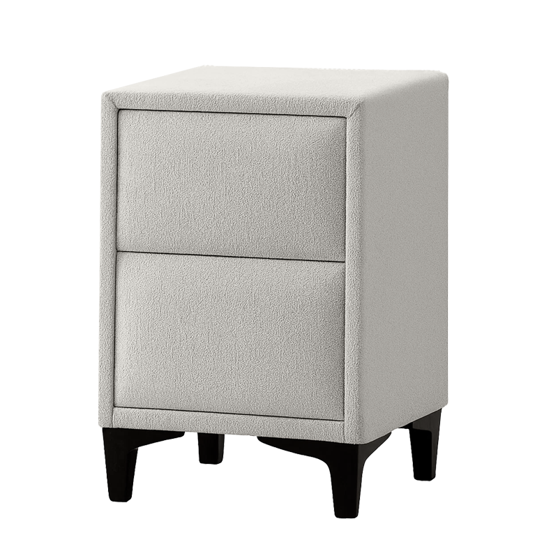 Bedroom bedside table MATHILDA - light gray 21