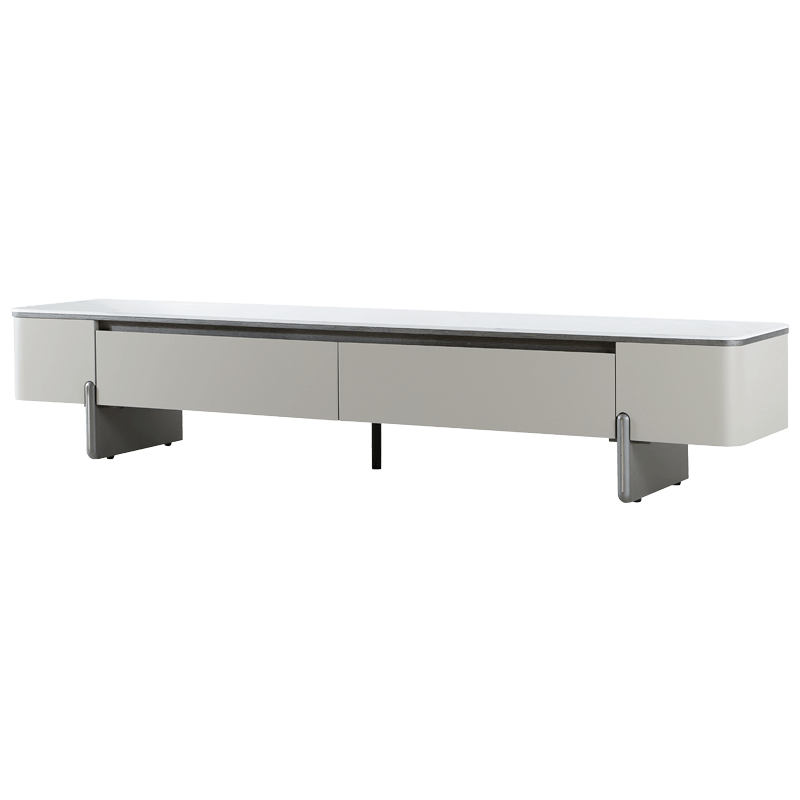 TV cabinet VALA - white-cappuccino