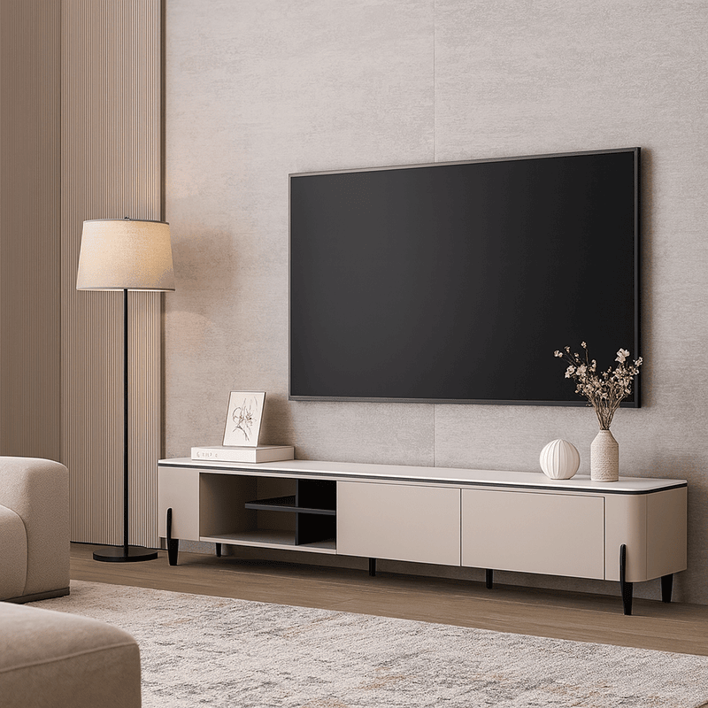 TV cabinet DANA - white-cappuccino
