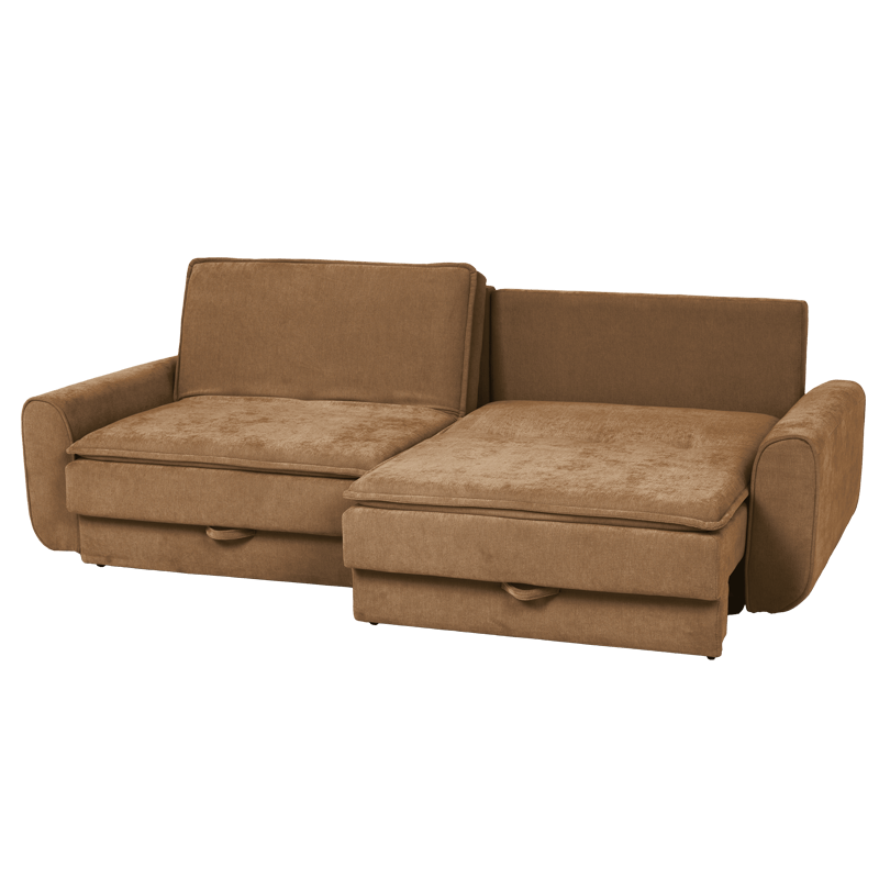 Sofa bed - three-seater BALAMBA - ocher H37