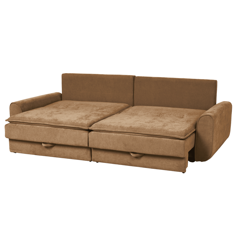 Sofa bed - three-seater BALAMBA - ocher H37