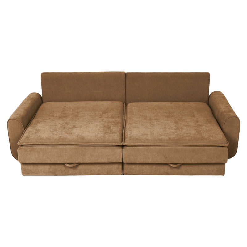 Sofa bed - three-seater BALAMBA - ocher H37