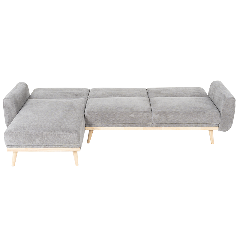 Corner sofa bed VIVI - gray V11