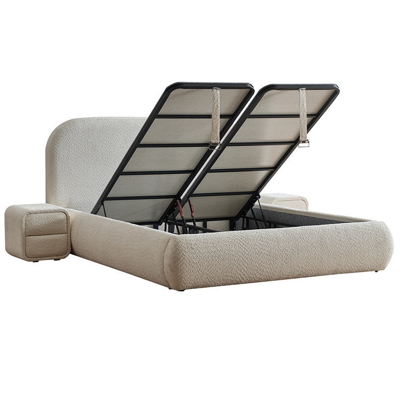 Υπνοδωμάτιο με ταπετσαρία και στρώμα FABER 140 x 200 - latte 06