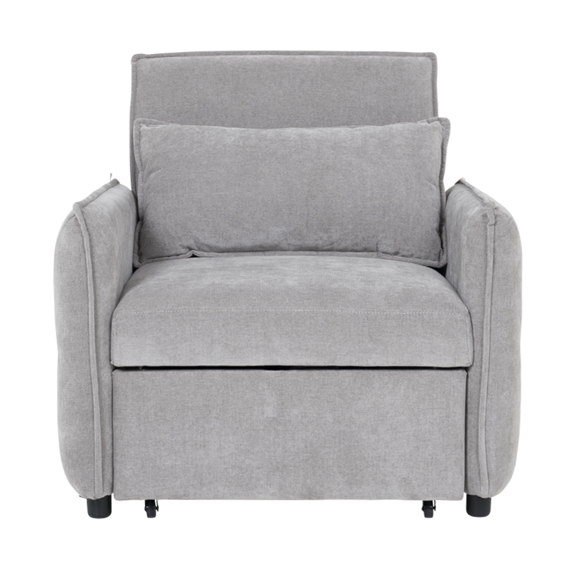 AKETI reclining armchair - gray M11