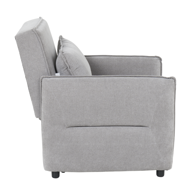 AKETI reclining armchair - gray M11