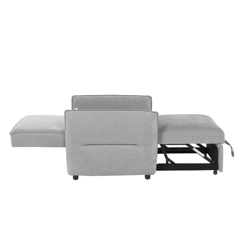 AKETI reclining armchair - gray M11