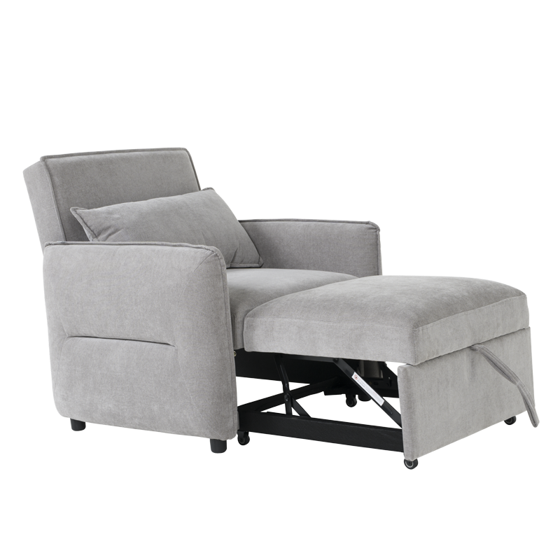 AKETI reclining armchair - gray M11