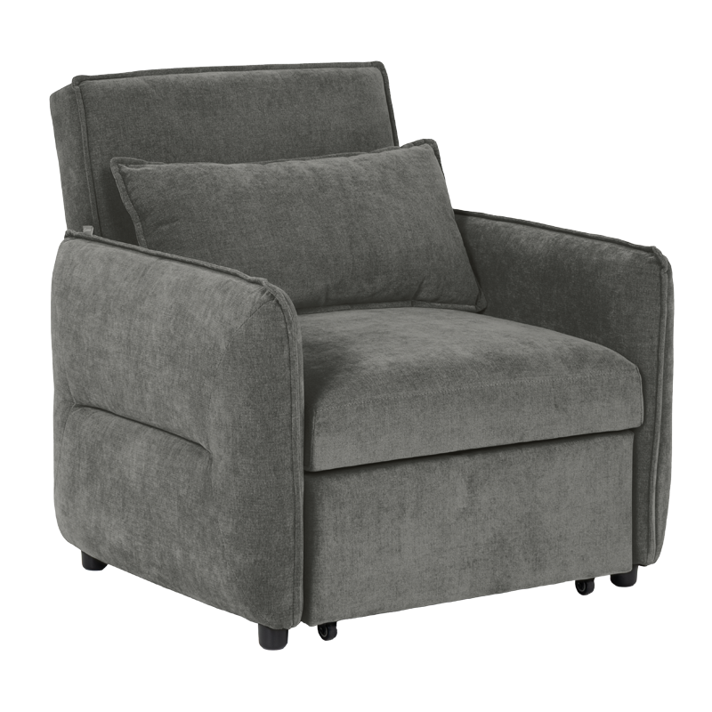 AKETI reclining armchair - dark gray M18