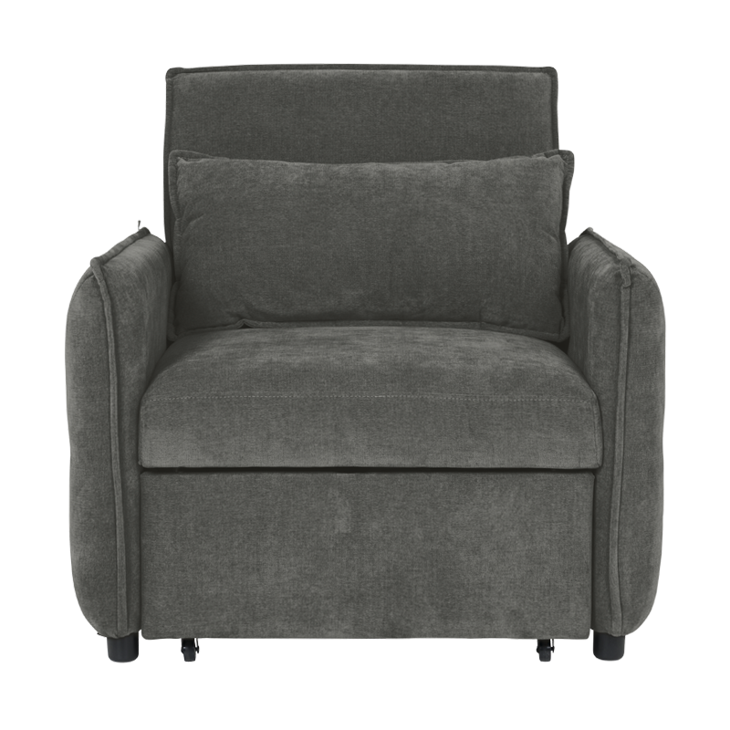 AKETI reclining armchair - dark gray M18