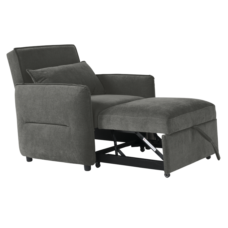 AKETI reclining armchair - dark gray M18