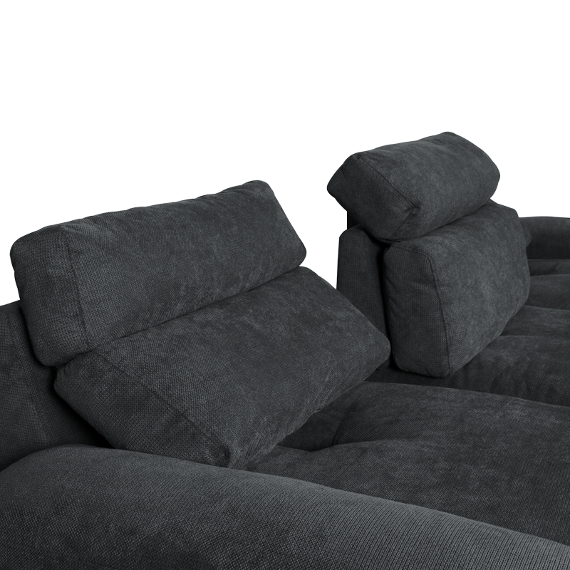 Corner sofa POKO - graphite C21