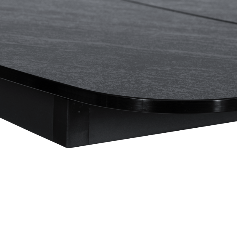 Extendable dining table MARIPA - black