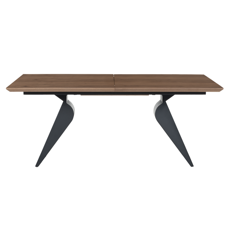 Extendable dining table RATON - walnut