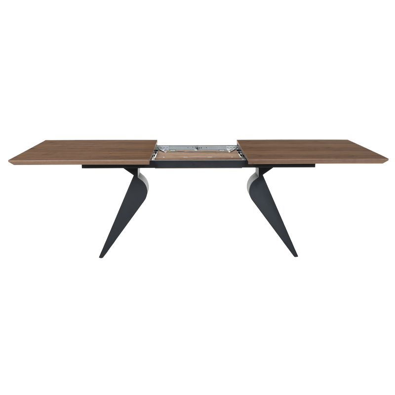 Extendable dining table RATON - walnut