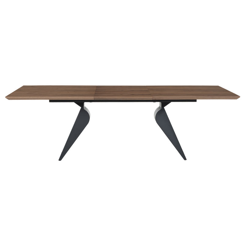 Extendable dining table RATON - walnut