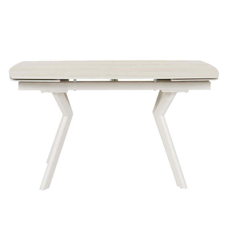 Extendable dining table SEBASTIAN - cream
