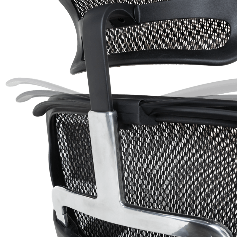 Clothes hanger for ERGOHUMAN ELITE 2 office chair - gray