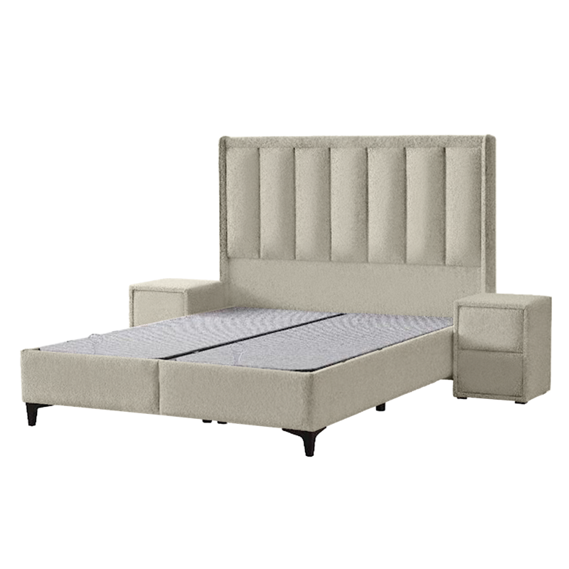 Υπνοδωμάτιο με ταπετσαρία και στρώμα PIANO 140 x 200 - μπεζ 02