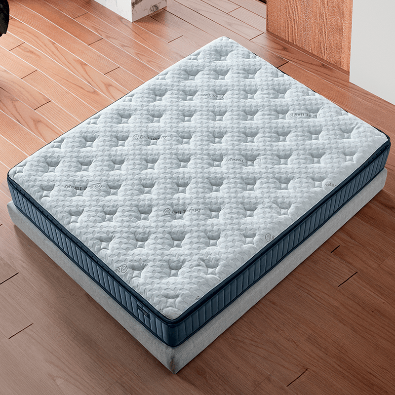 Upholstered bedroom with mattress BELLA 180 x 200 - dark gray 32