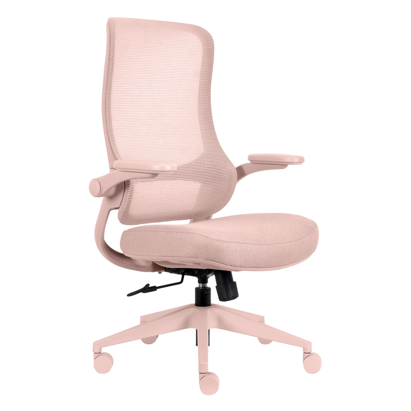 Ergonomic chair BAKU - light pink